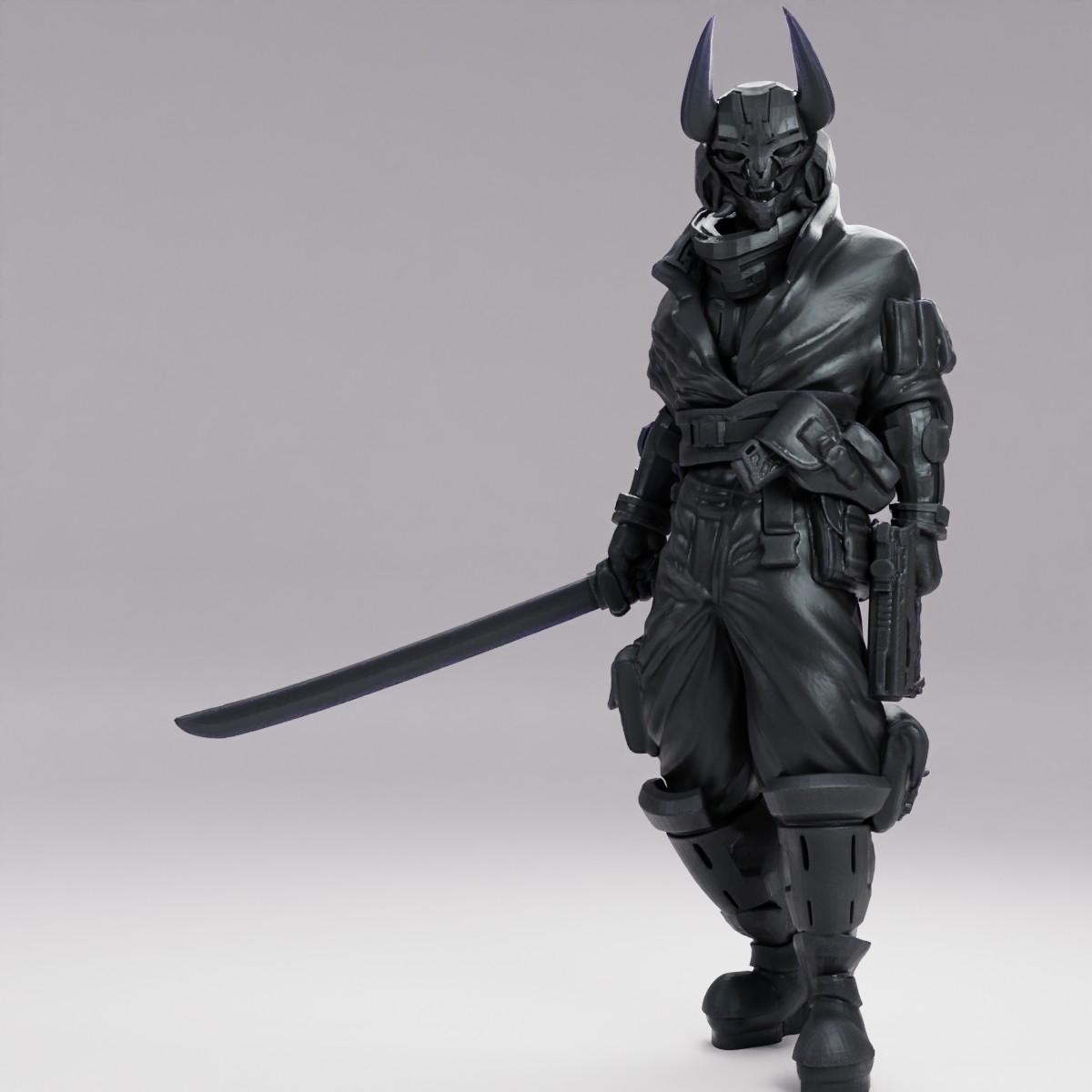 Hot Goblin. 浪人-7 タクティカル・鬼 - TTRPGミニチュア | Hot Goblin
